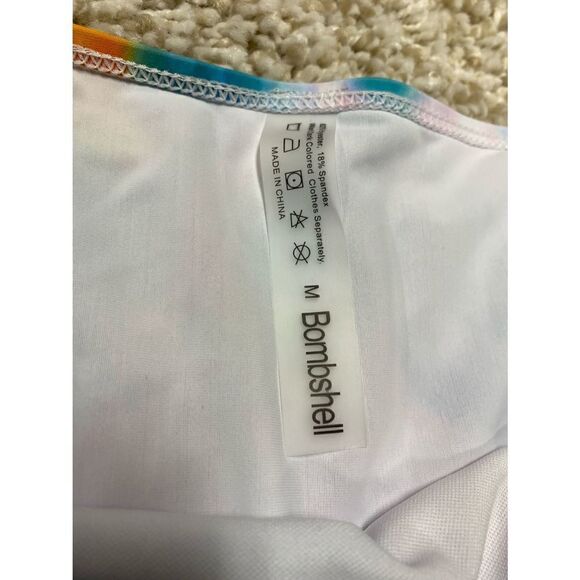 Bombshell Tie Dye Bikini Swimwear Size Medium NWOT - Picture 4 of 6